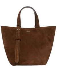 Max Mara - Extra-Small Split Leather Archetipo Bag - Lyst