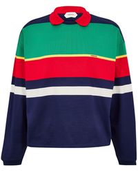 Versace - Striped Crew Sweatshirt - Lyst