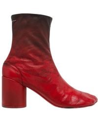 MM6 by Maison Margiela - Zip-Up Ankle Boots - Lyst