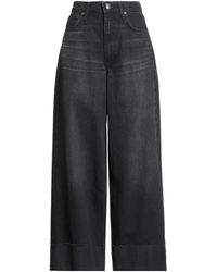 Rag & Bone - Plain Colour Wide-Leg Jeans - Lyst