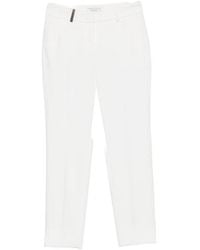 Peserico - Compact Cigarette Trousers - Lyst