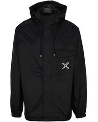 KENZO - X Logo Hooded Rain Jacket - Lyst