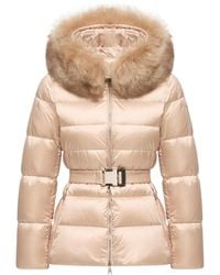 Moncler - Cupidones Shearling-Trimmed Short Down Jacket - Lyst