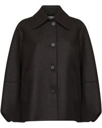 Harris Wharf London - Boxy Buttoned Coat - Lyst