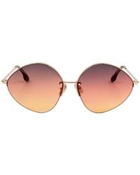 Victoria Beckham - Oval-Frame Sunglasses - Lyst