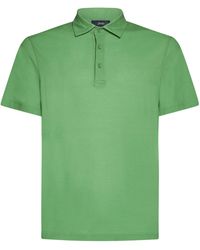 Herno - Button-Placket Polo Shirt - Lyst