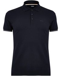BOSS - Logo Short-Sleeve Polo Shirt - Lyst