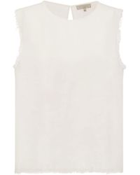 Antonelli - Linen Sleeveless Jumper - Lyst