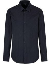 ARMANI EXCHANGE - Cotton Shirt - Lyst