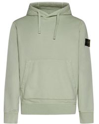 Stone Island - Compass Patch Drawstring Hoodie - Lyst