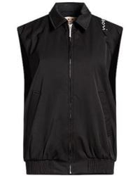 Marni - Solid-Color Sleeveless Jacket - Lyst