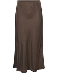 Soeur - Satin Midi Skirt - Lyst