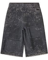 DIESEL - S-Typ Wide-Leg Shorts - Lyst