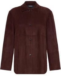 Max Mara - Suede Jacket - Lyst