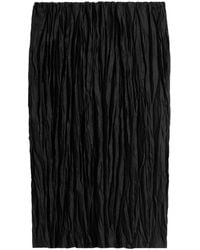 TOTEME - Totême Crinkled Midi Skirt - Lyst