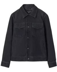 Rag & Bone - Suede Trucker Jacket - Lyst