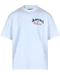 Amiri - Logo Hollywood Print T-Shirt - Lyst