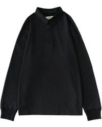 Studio Nicholson - Long-Sleeve Polo Shirt - Lyst