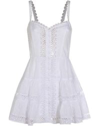 Charo Ruiz - Ibiza Ibiza Lace Trim Mini Dress - Lyst