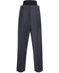 Alaïa - Alaïa High-Waisted Tailored Trousers - Lyst