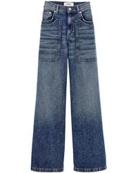 Ba&sh - High-Waisted Wide-Leg Jeans - Lyst