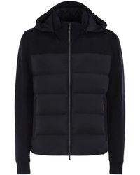 Moorer - Allori-Lsm Quilted Rib-Knit Jacket - Lyst