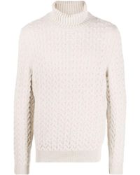 Fedeli - Roll-Neck Cable-Knit Jumper - Lyst