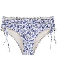 Isabel Marant - Floral Printed Tie Fastened Bikini Briefs - Lyst