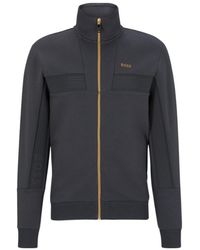 BOSS - Logo-Print Tape-Detail Jacket - Lyst