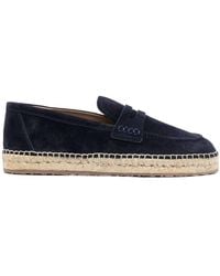 Gianvito Rossi - Round Toe Slip-On Espadrilles - Lyst