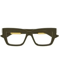 Bottega Veneta - Eyewear Rectangle Frame Glasses - Lyst