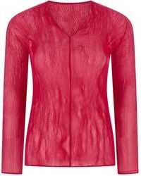 Issey Miyake - Chiffon Twist 1 Top - Lyst