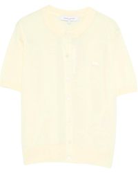 Maison Kitsuné - Baby Fox Fine Merino Short Sleeve Cardigan - Lyst
