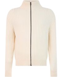 Herno - Ribbed Zip-Up Knit Top - Lyst