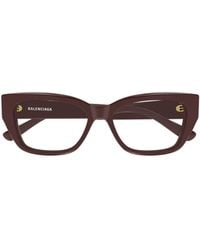 Balenciaga - Eyewear Cat Eye Frame Glasses - Lyst