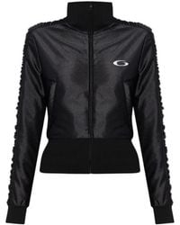 Balenciaga - Logo Printed Zip-Up Sweatshirt - Lyst