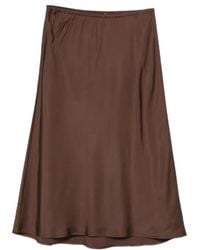 Vince - Elasticated-Waistband Midi Skirt - Lyst