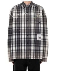 Maison Mihara Yasuhiro - Vintage Like Straight Hem Check Shirt - Lyst
