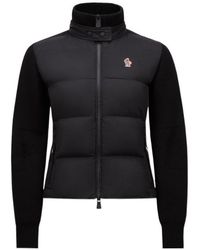 Moncler - Grenoble Padded Knit Cardigan - Lyst