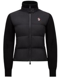 Moncler - Grenoble Padded Knit Cardigan - Lyst