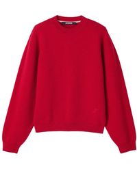 Jacquemus - Crew-Neck Long-Sleeve Sweatshirt - Lyst