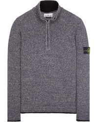 Stone Island - Compass Patch Knitted Jumper - Lyst