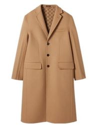Gucci - Single-Breasted Double-Layer Wool Coat - Lyst