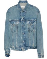 Maison Margiela - Taped Denim Jacket - Lyst