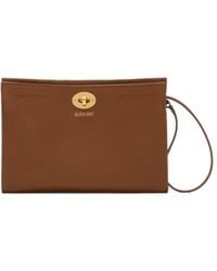 Burberry - Logo Printed Twist-Lock Crossbody Bag - Lyst