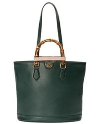 Gucci - Medium Diana Leather Tote Bag - Lyst