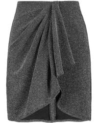 Isabel Marant - Isabel Marant Étoile Glitter Detailed Mini Skirt - Lyst
