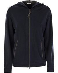 Brunello Cucinelli - Precious Stripe Hoodie - Lyst