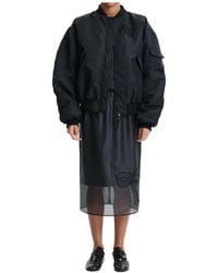 Cecilie Bahnsen - Long-Sleeved Bomber Jacket - Lyst