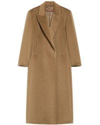 Max Mara - Studio Estremo Double-Breasted Long-Sleeved Coat - Lyst